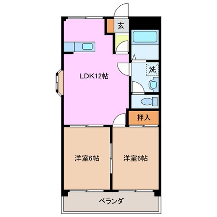 三日市駅 徒歩11分 1階の物件間取画像